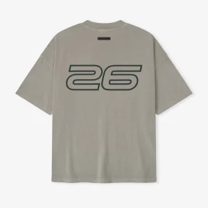 Camiseta Essentials Fear Of God Essentials de los 90 en gris humo